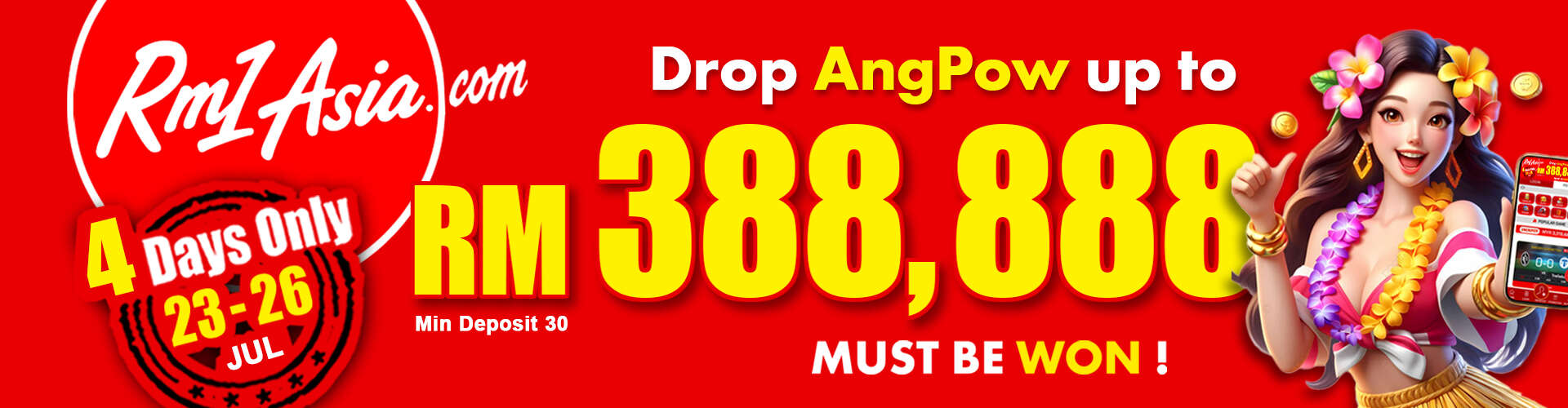 Drop Angpow Rm388,888