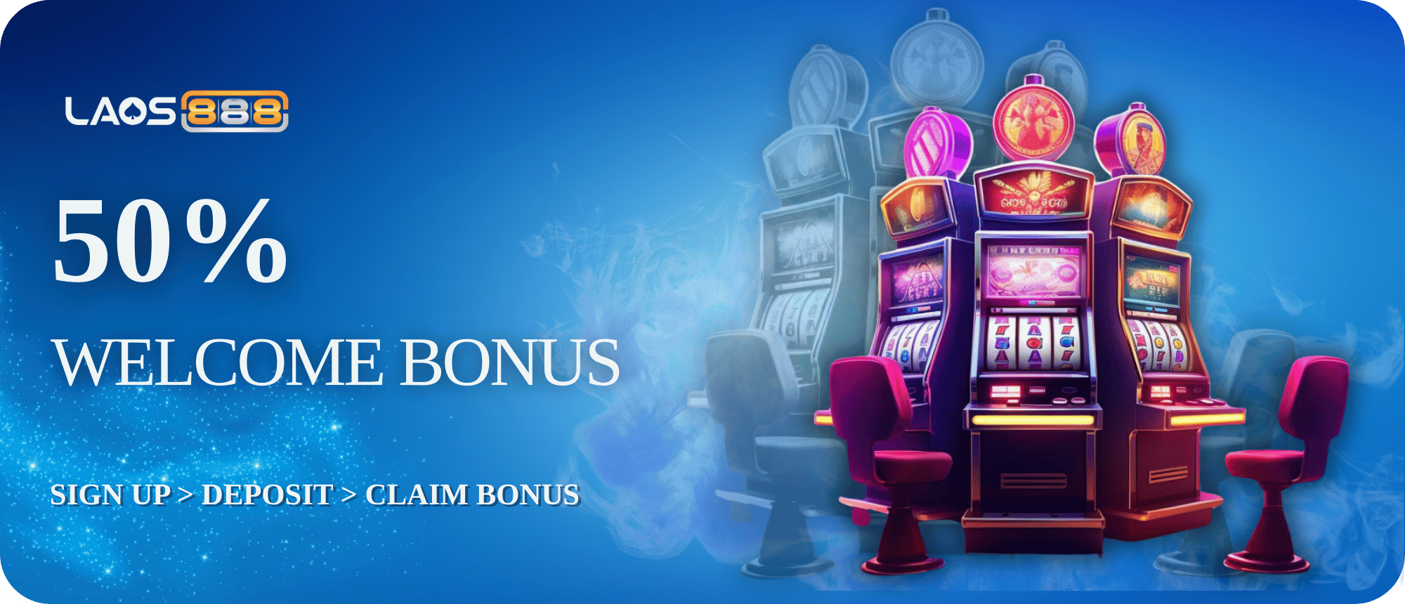 Laos888 Promotion Welcome to the Winning Team! Deposit 1000 Baht & Get 50% Bonus!