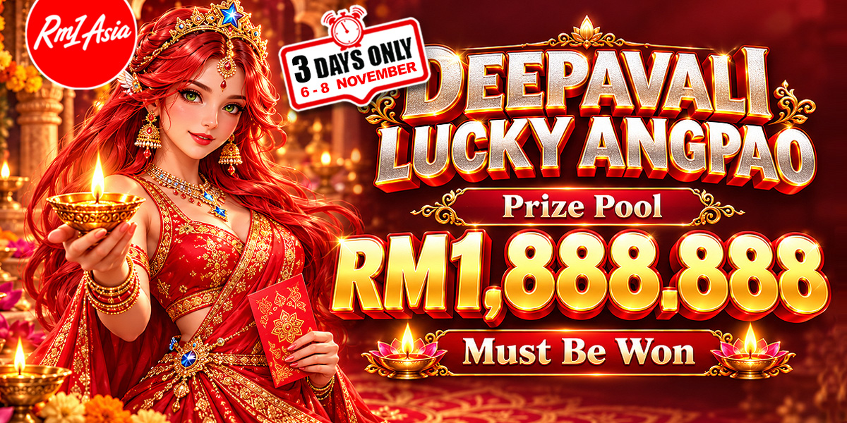 RM1ASIA Promotion 🪔 RM1Asia 屠妖节幸运红包 🧧