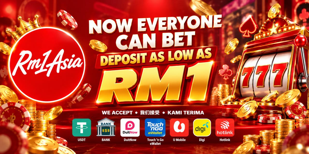 RM1ASIA Promotion Deposit Serendah RM 1