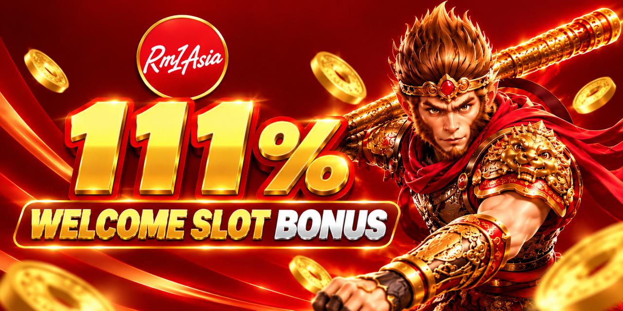 RM1ASIA  Promotion Slot Welcome Bonus 111% (Turnover X 25)
