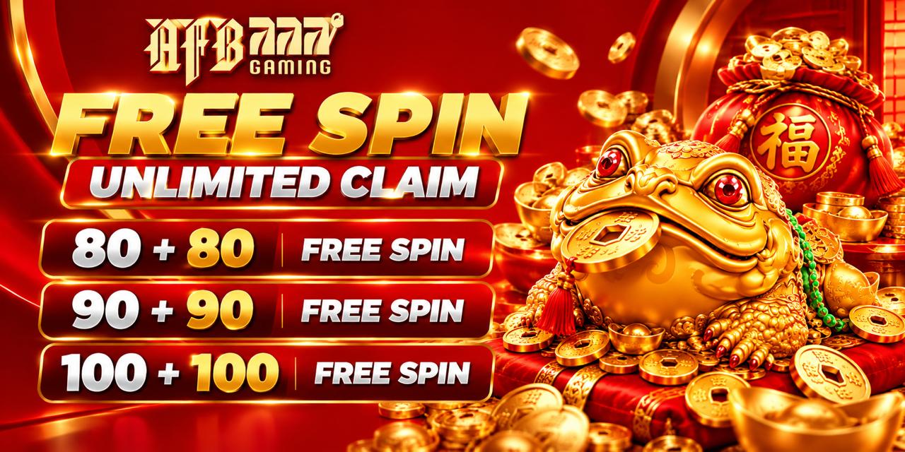 RM1ASIA  Promotion Deposit Get AFB Gaming 80-100 Free Spin