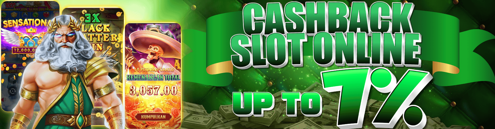 Miliarslot77 Promotion CASHBACK SLOT ONLINE 7% SETIAP HARI