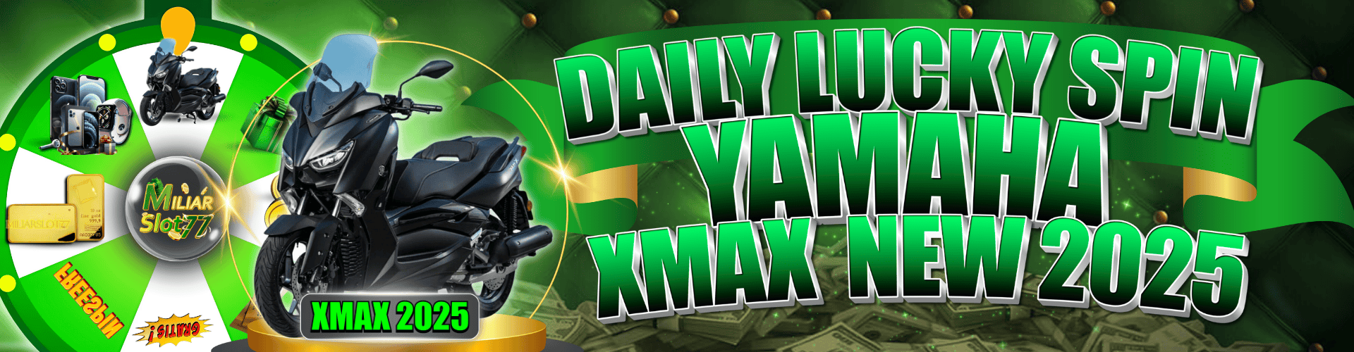 Miliarslot77 Promotion HADIAH DAILY LUCKY SPIN GRATIS