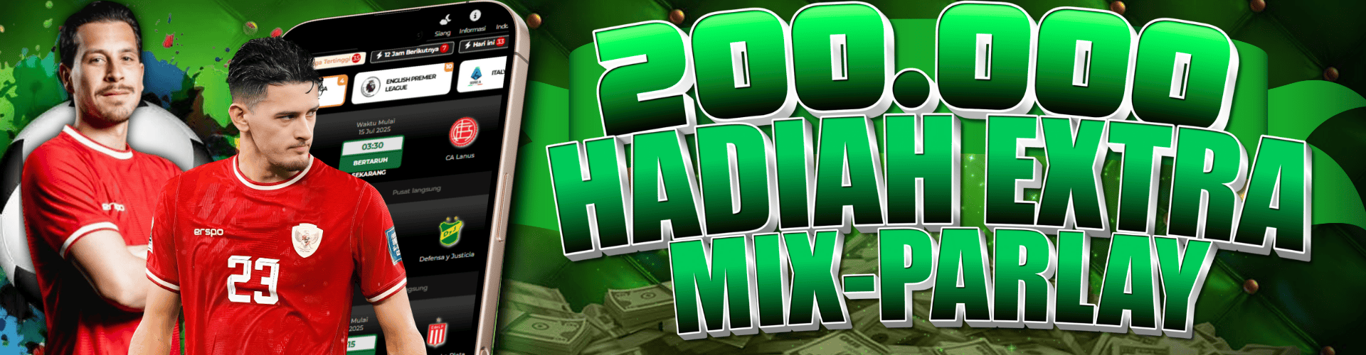 Miliarslot77 Promotion PROMO BONUS EXTRA MIX-PARLAY 200.000