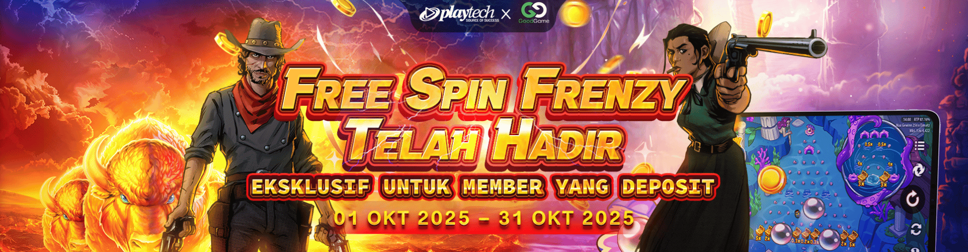 Miliarslot77 Promotion DEPOSIT DAN DAPATKAN FREE SPIN GRATIS DI PROVIDER PLAYTECH!