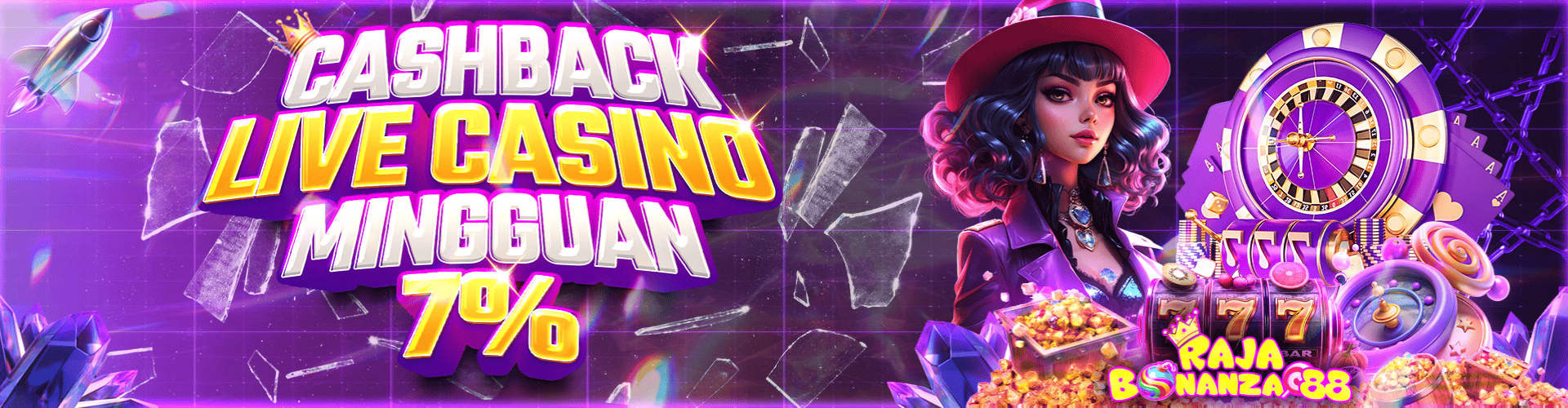 Rajabonanza88 Promotion BONUS MINGGUAN CASHBACK CASINO