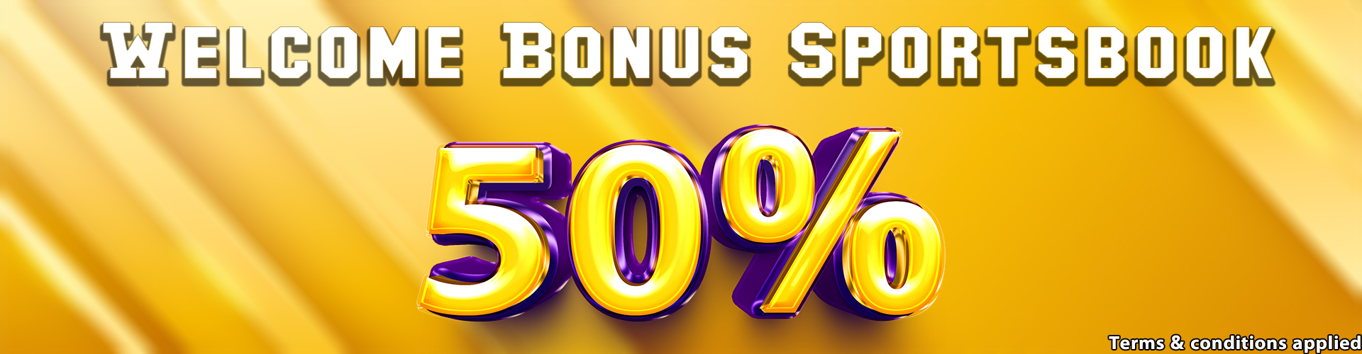 Miura8  Promotion WELCOME BONUS 50% for SPORTSBOOK
