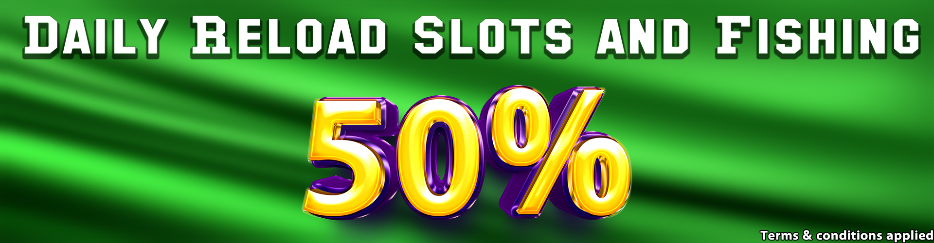 Miura8  Promotion Daily Reload 50% for Slots and Fishing game