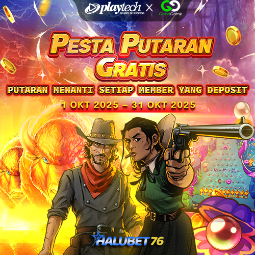 Halubet76 Promotion Oktober Free Spins x100