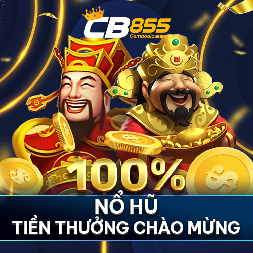 CB855  Promotion CB855 Tiền thưởng chào mừng 100% Slots