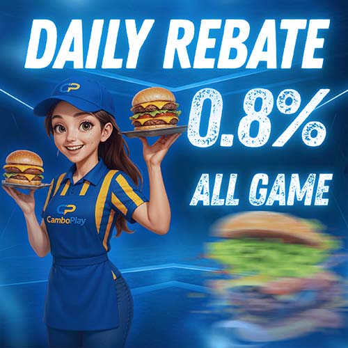 CAMBOPLAY Promotion Weekly Rebate Bonus UP TO 0.8%