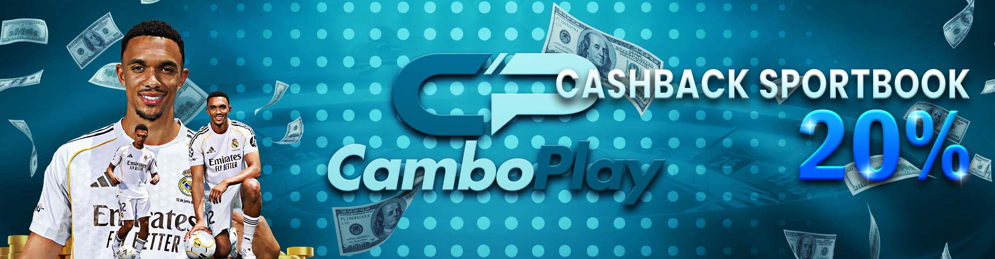 CAMBOPLAY Promotion Sportsbook Weekly Cashback 20%