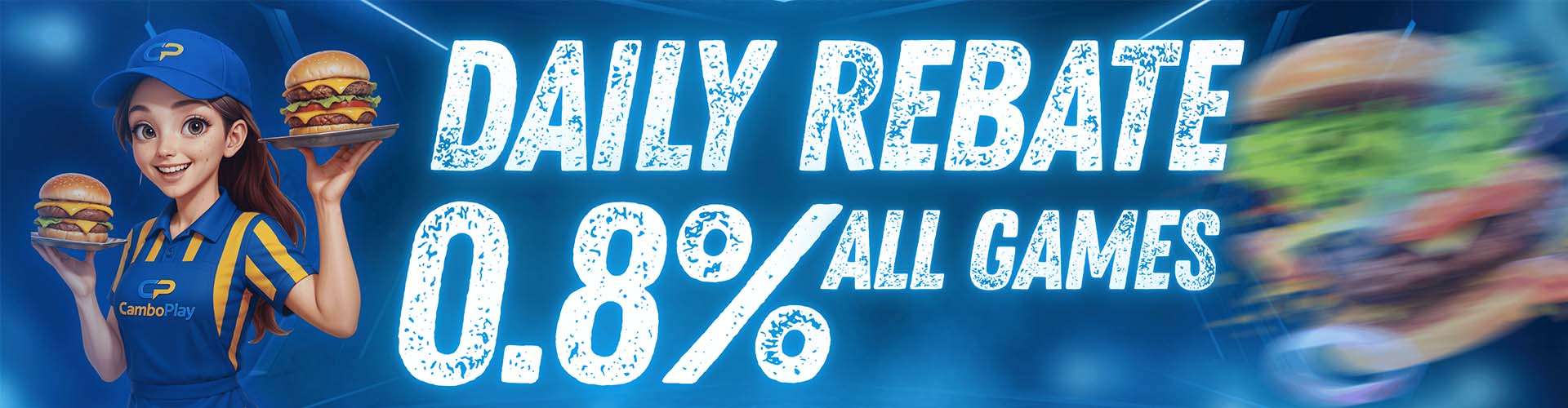 CAMBOPLAY Promotion Daily Rebate Bonus UP TO 0.8%
