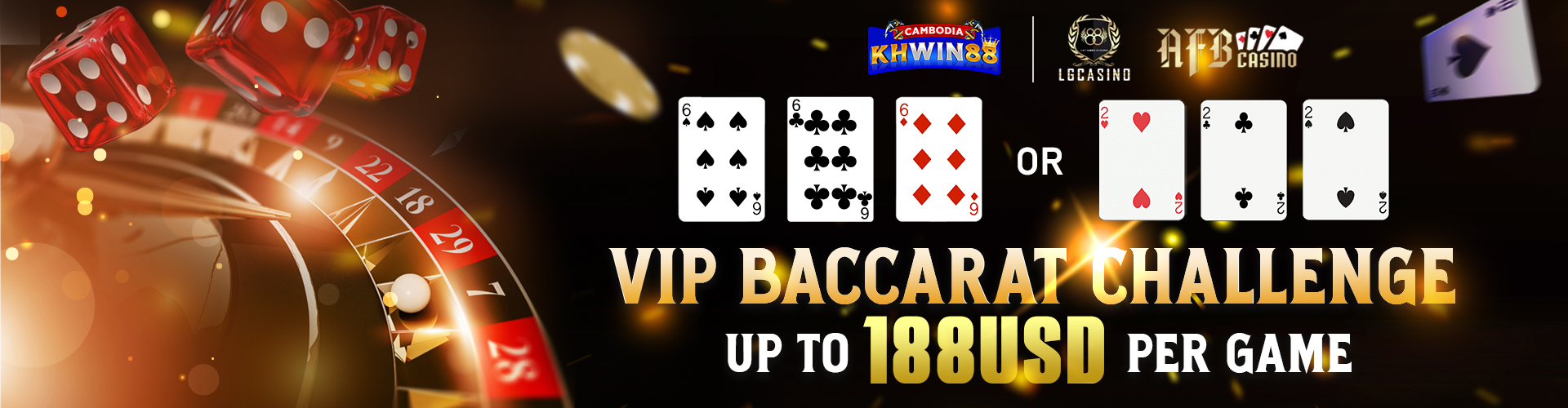 KHWIN88 Promotion VIP BACCARAT CHALLANGE