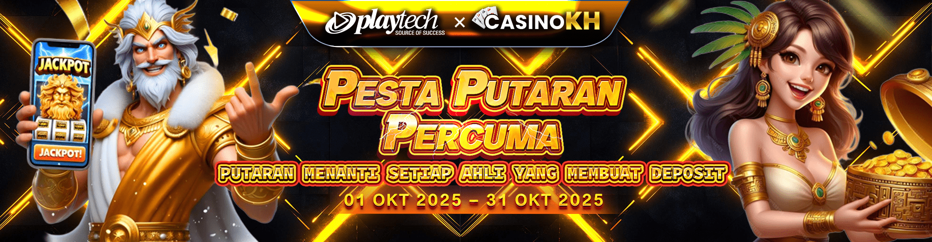 CASINOKH Promotion CB855 Eksklusif! Hanya Modal USD10, Dapat 40 Putaran Percuma Playtech!