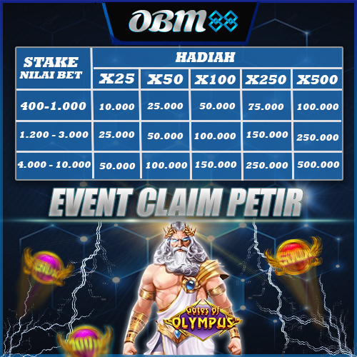 Obm88 Promotion Event Petir Slot Pragmatic