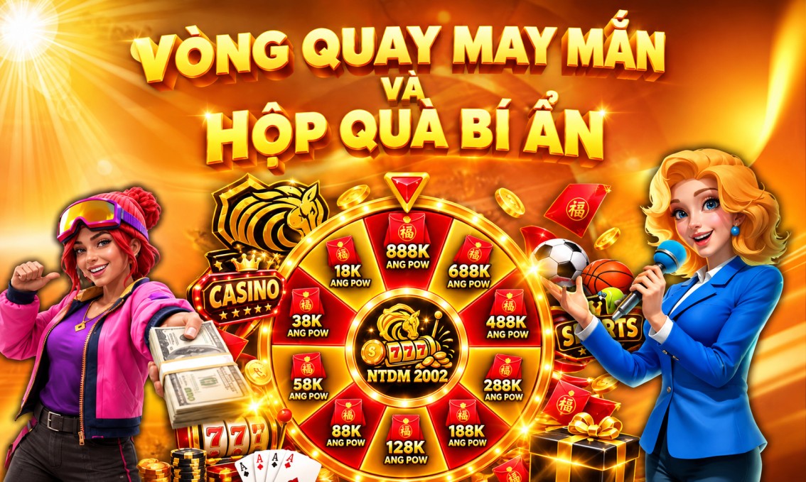 NTDM2002 Promotion VÒNG QUAY MAY MẮN & HỘP QUÀ BÍ ẨN