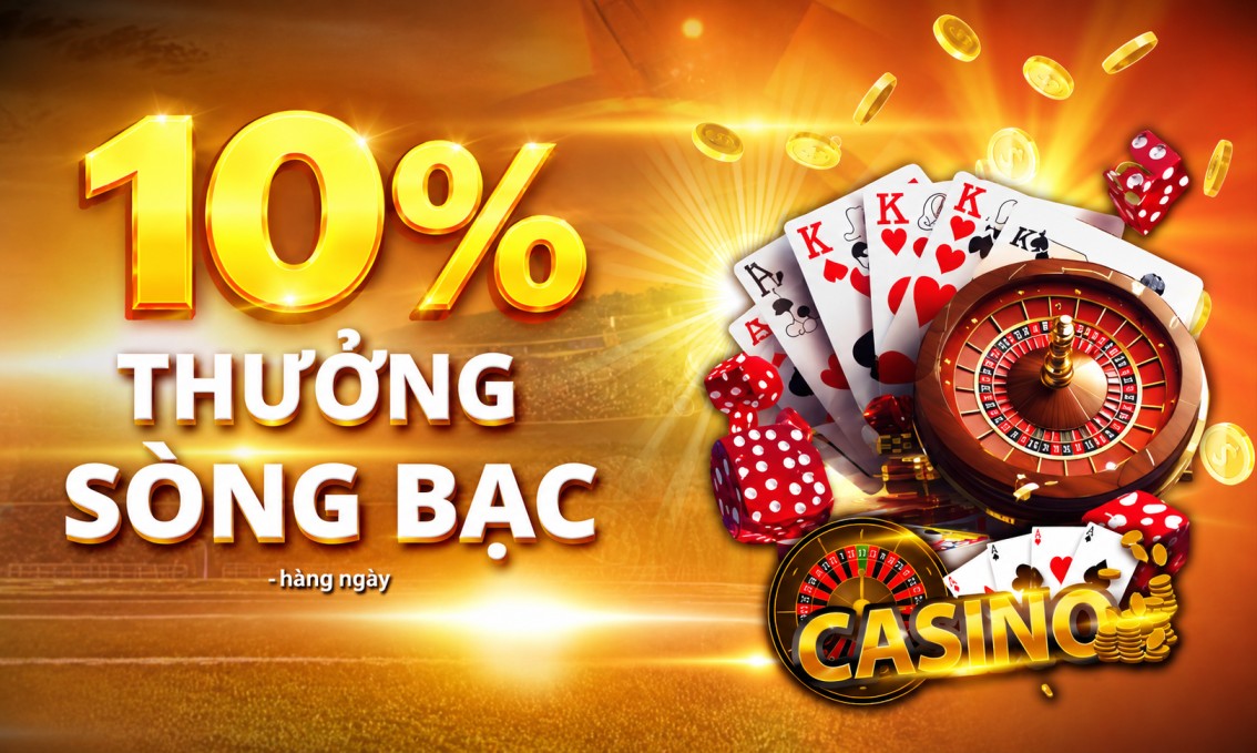 NTDM2002 Promotion THƯỞNG 10% NẠP HÀNG NGÀY (SÒNG BẠC)