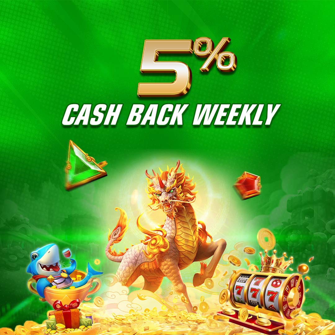 8888USD Promotion 5% Cash Back weekly
