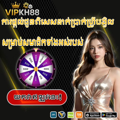 ការផ្តល់ជូនពិសេសដាក់ប្រាក់ហ្វ្រីបង្វិល