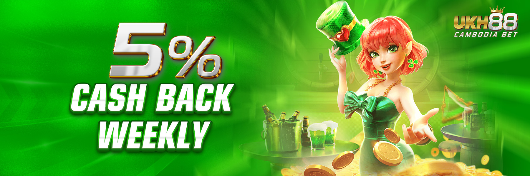 UKH88  Promotion 5% Cash Back weekly