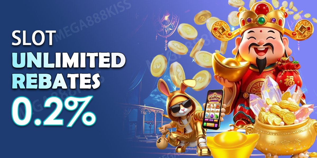 Mega888Kiss  Promotion Daily Rebate 0.2%