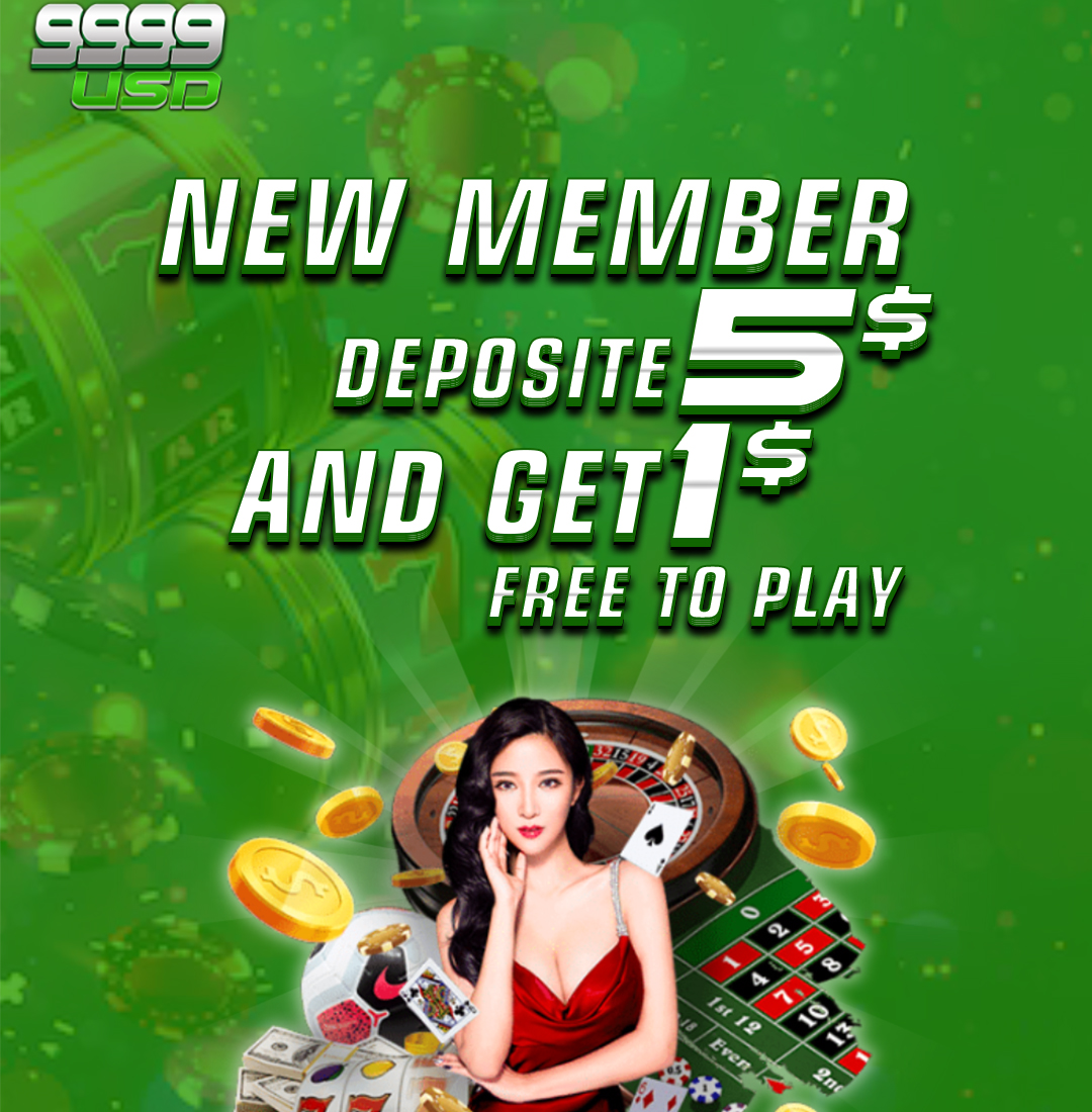 9999USD  Promotion New member claim promotion $5 Free $1