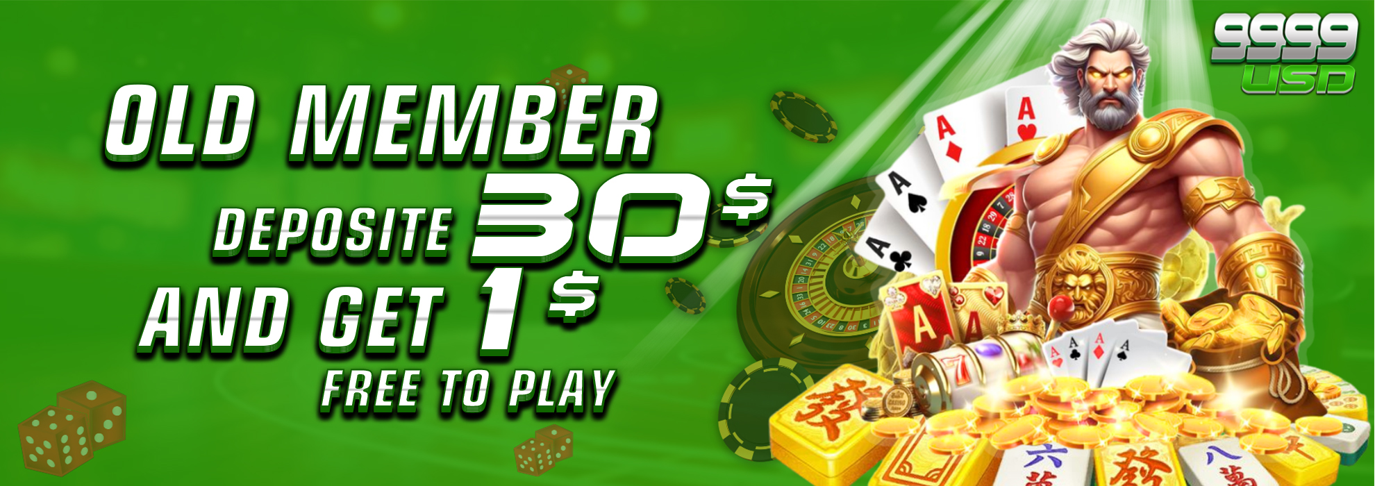 9999USD  Promotion Claim promotion $30 Free $1