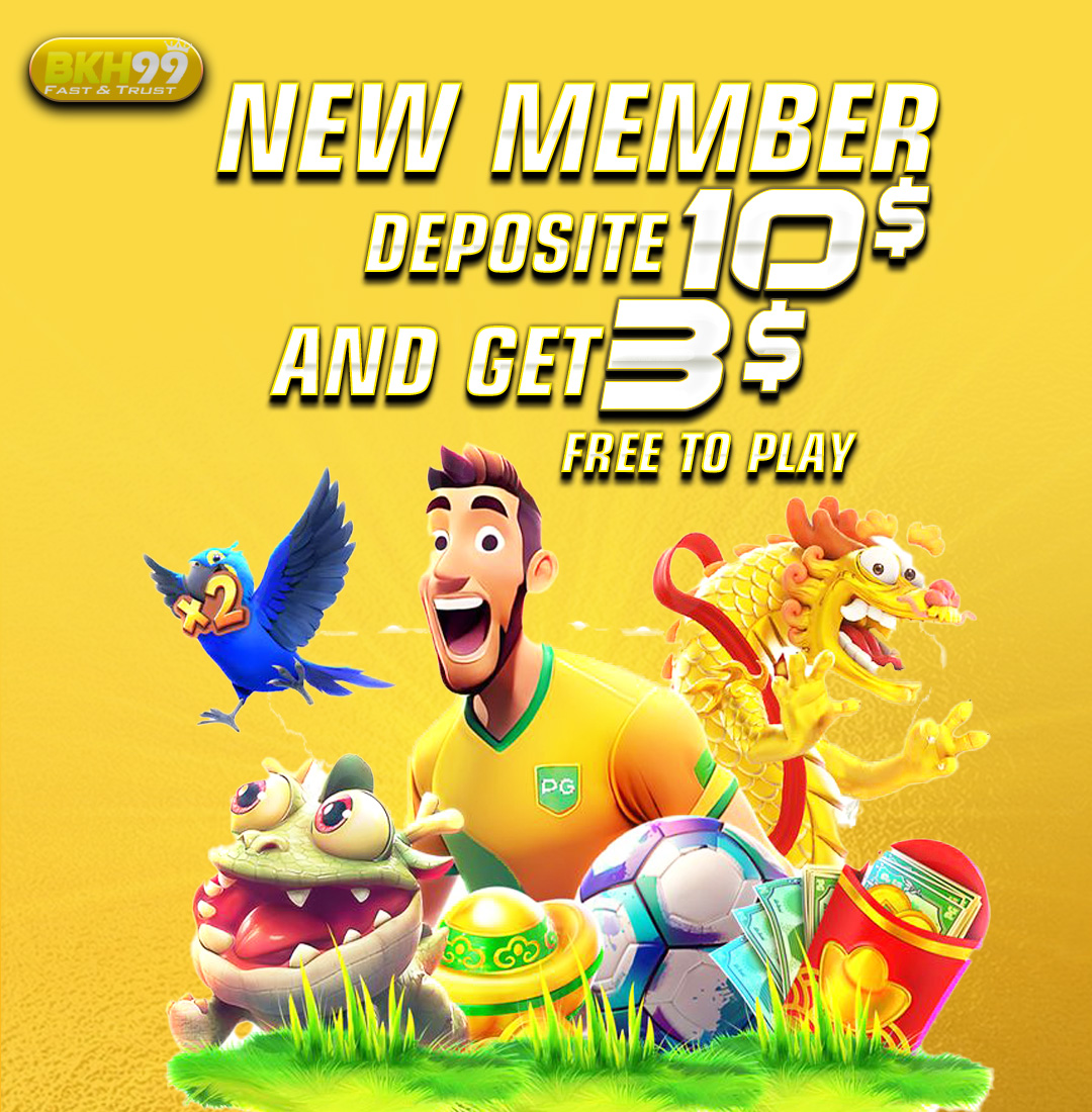 BKH99  Promotion New member claim promotion $10 Free $3
