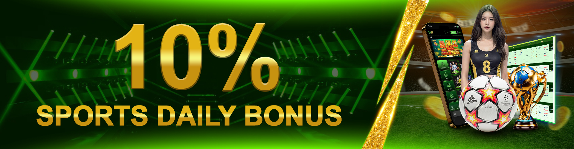 LUY88  Promotion Daily 10% Sport Bonus