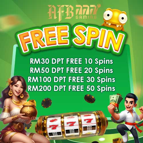 jackpotlah  Promotion AFB Free Spin 