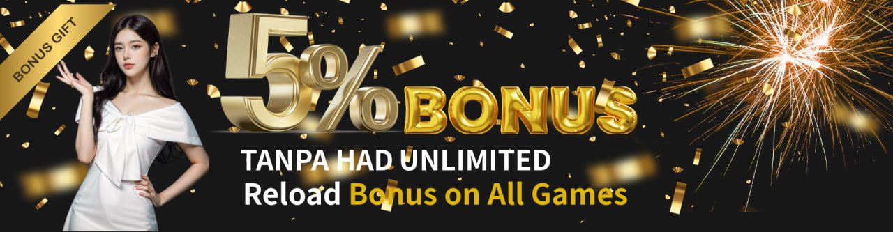 Se7en Win  Promotion Unlimited Reload Bonus 5% for All Games (Turnover x3)