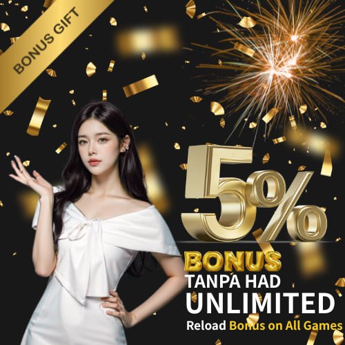 Se7en Win  Promotion โบนัสเติมเงินไม่จำกัด 5% สำหรับทุกเกม (เทิร์นโอเวอร์ x3)