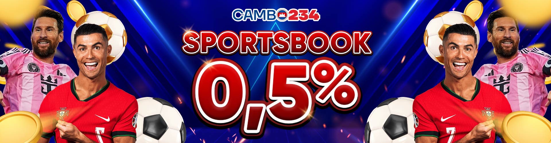 CAMBO234  Promotion REBATE SPORTSBOOK 0,5%