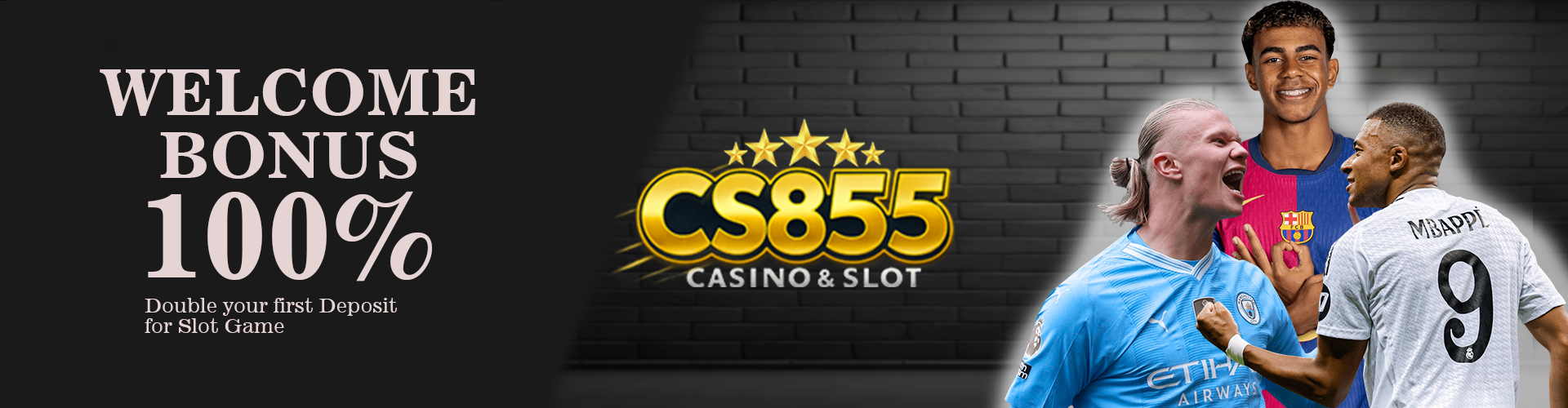 CS855 Promotion WELCOME BONUS SPORTSBOOK 100%