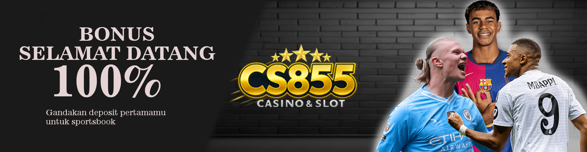 CS855 Promotion WELCOME BONUS SPORTSBOOK