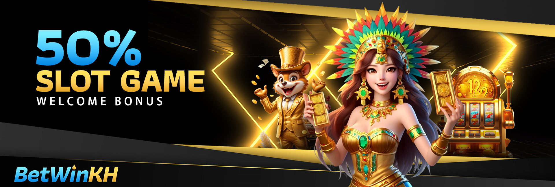 BETWINKH Promotion 50% Welcome bonus slot game