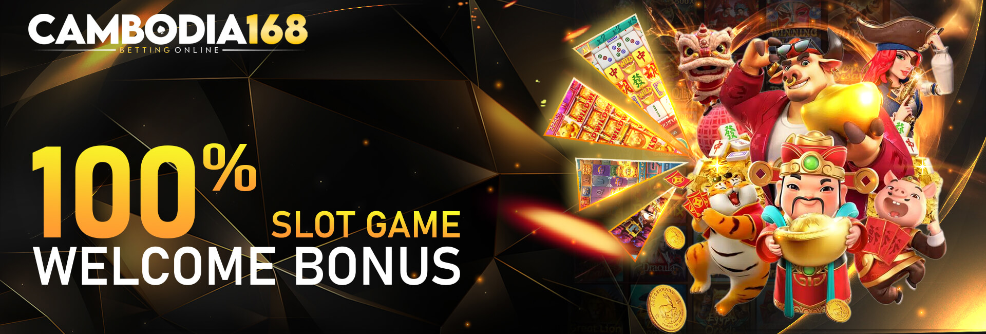 CAMBODIA168 SLOTS GAME WELCOME BONUS 100%