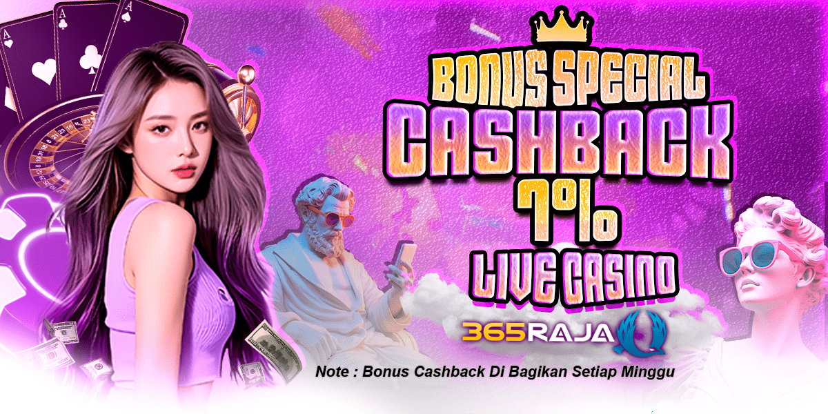 365Raja Promotion BONUS MINGGUAN LIVE CASINO
