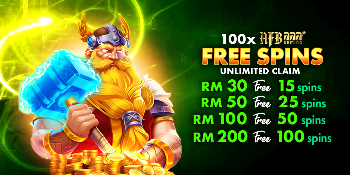 Kaya777 Promotion Deposit Get AFB Gaming Free Spin