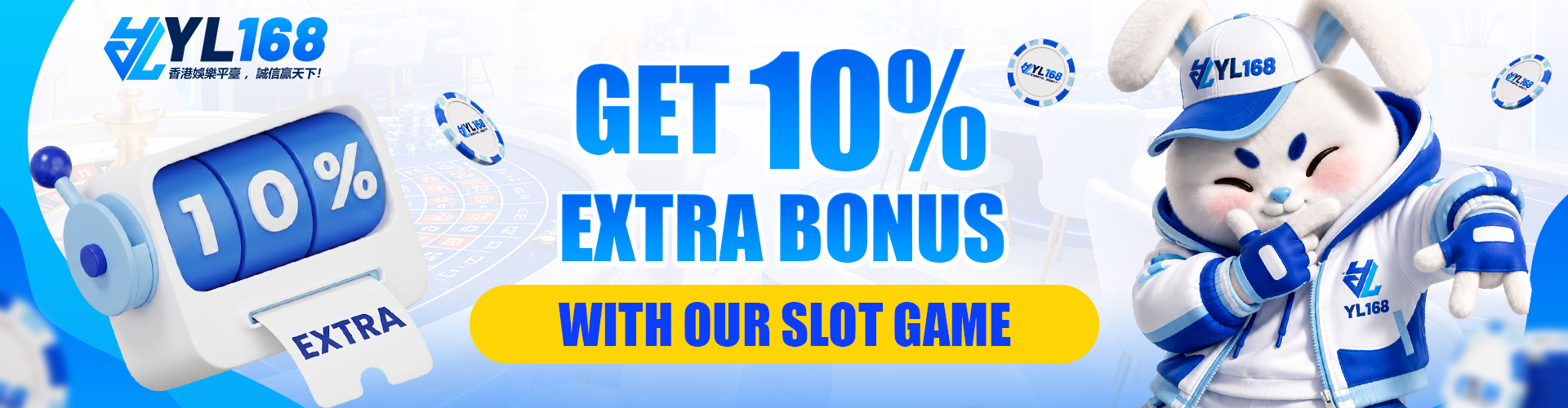 YL168 Promotion SLOT GAME DEPOSIT BONUS 10%