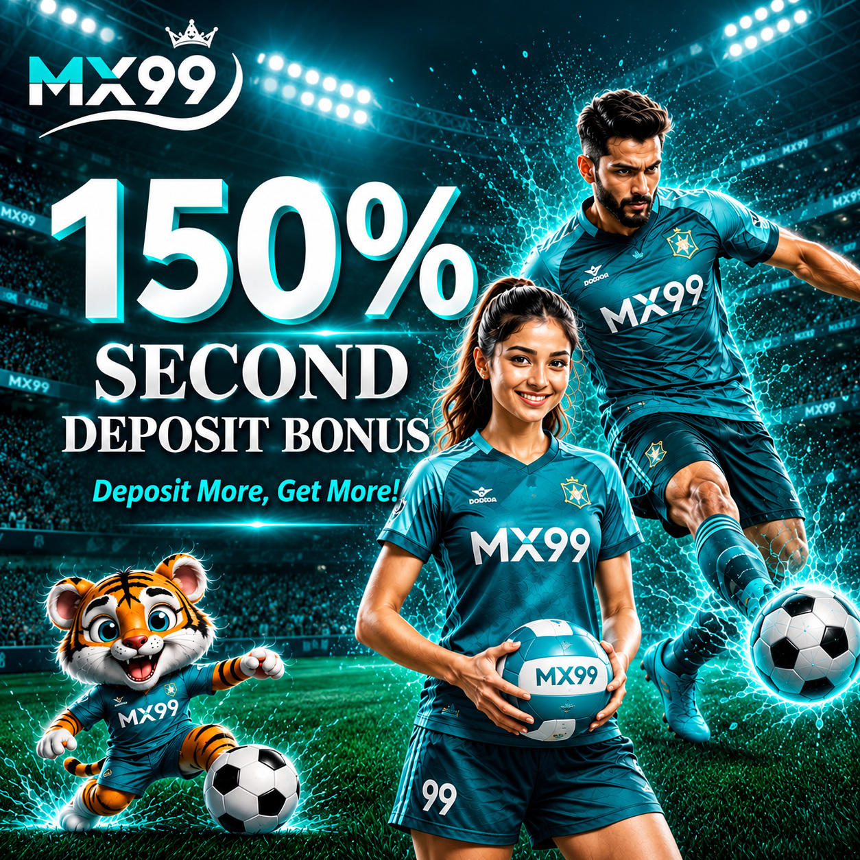 MX99 150% Second Deposit Bonus