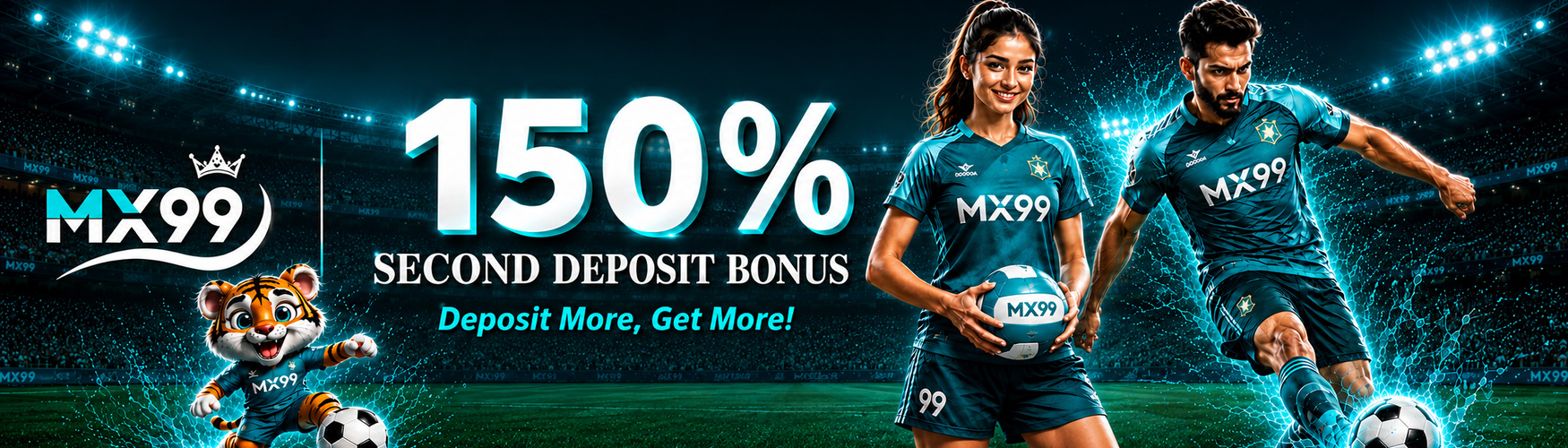 Claim MX99 150% Second Deposit Bonus
