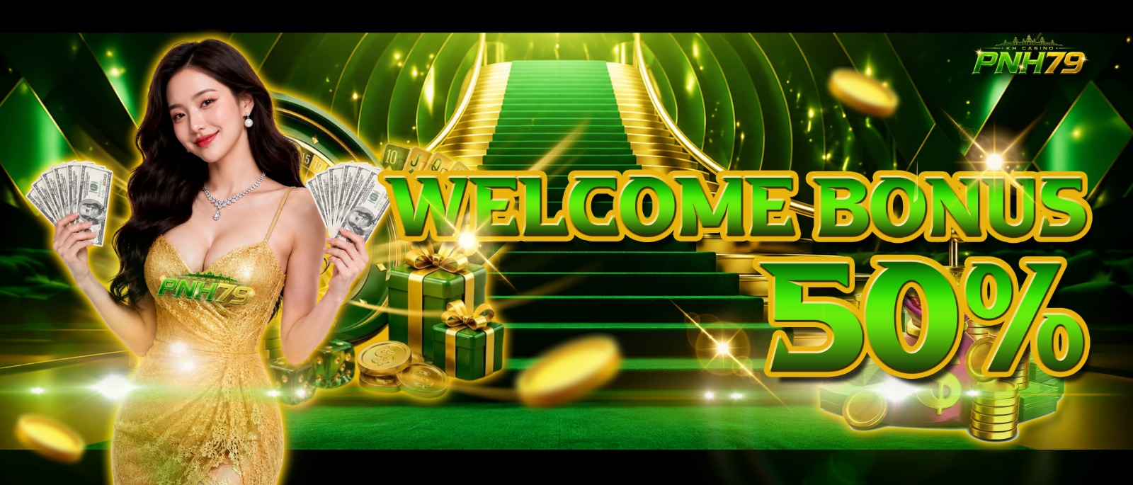 PNH79 Promotion BONUS NEW MEMBER 50 %