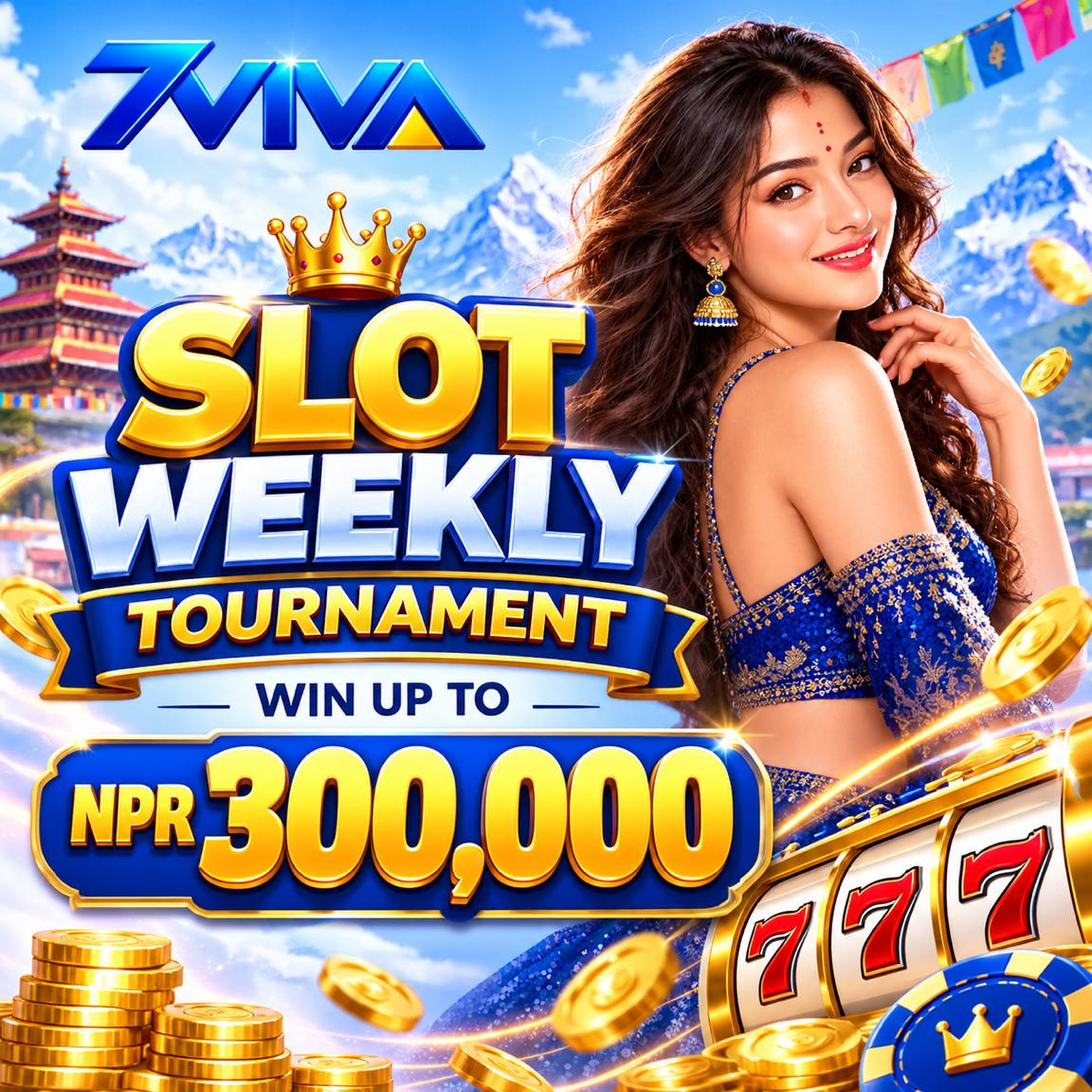 7Viva Promotion Slot Weekly Tournament win up to Rs300,000