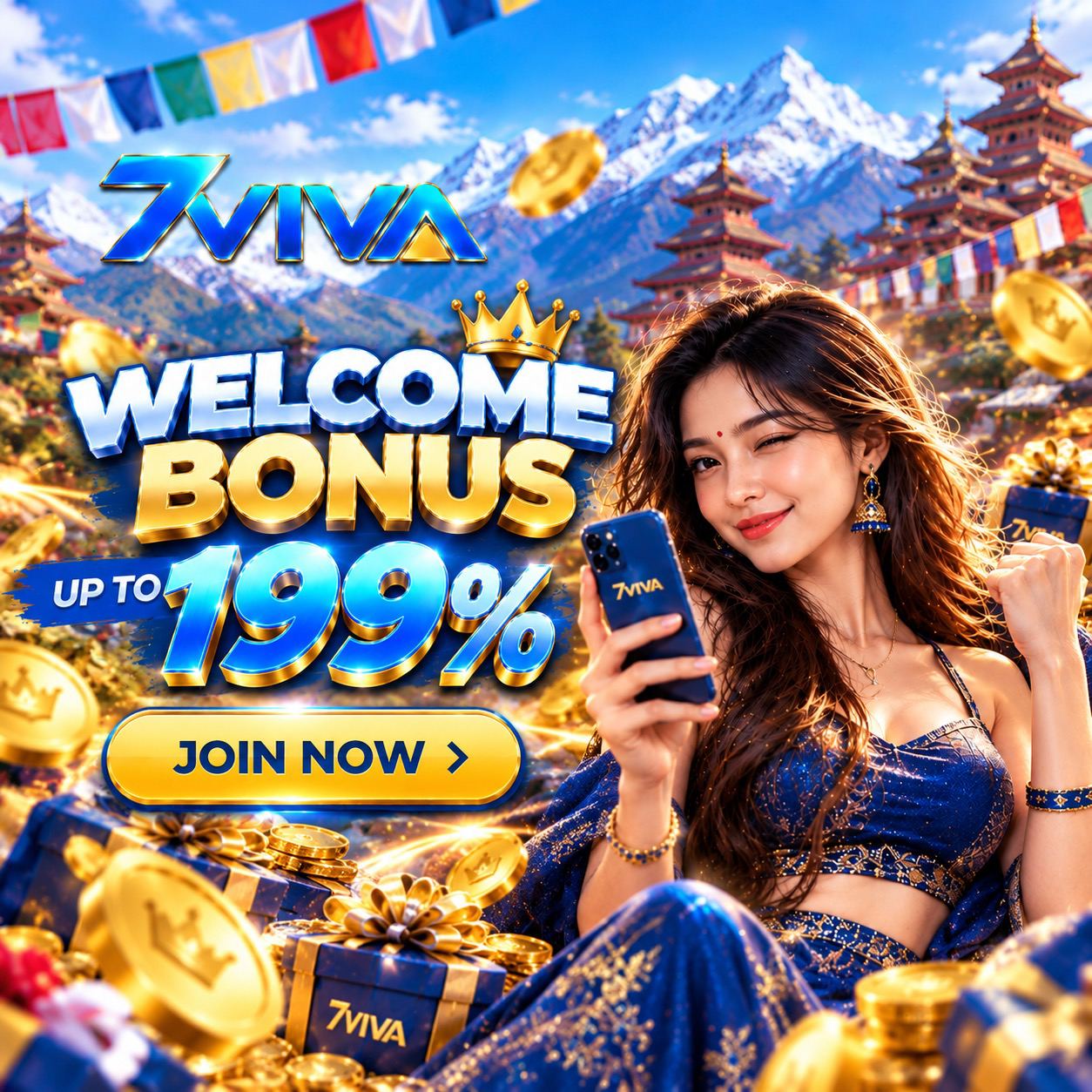 7Viva Promotion स्वागत बोनस – १९९% सम्म