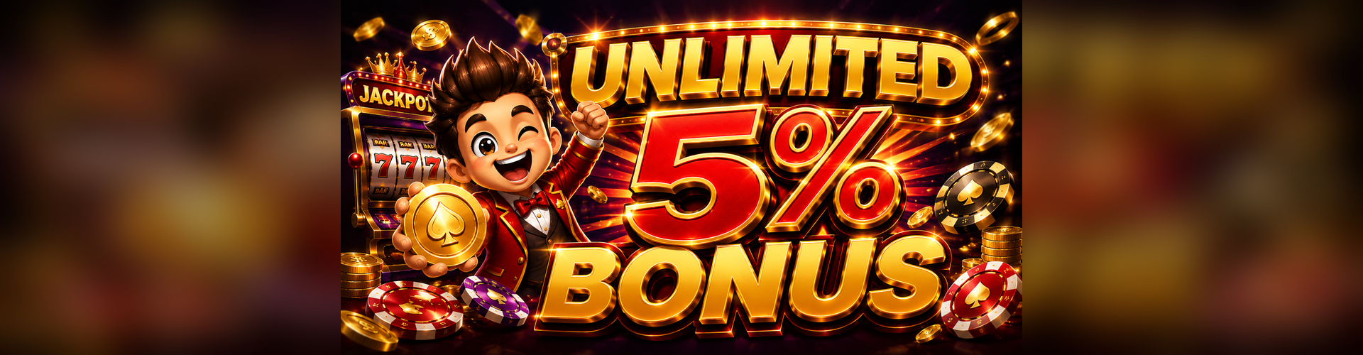 GD9 Promotion Bonus 5% Unlimited ( SLOT SAHAJA )